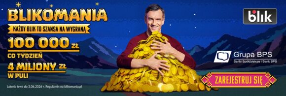 Baner reklamujący blikomanię
